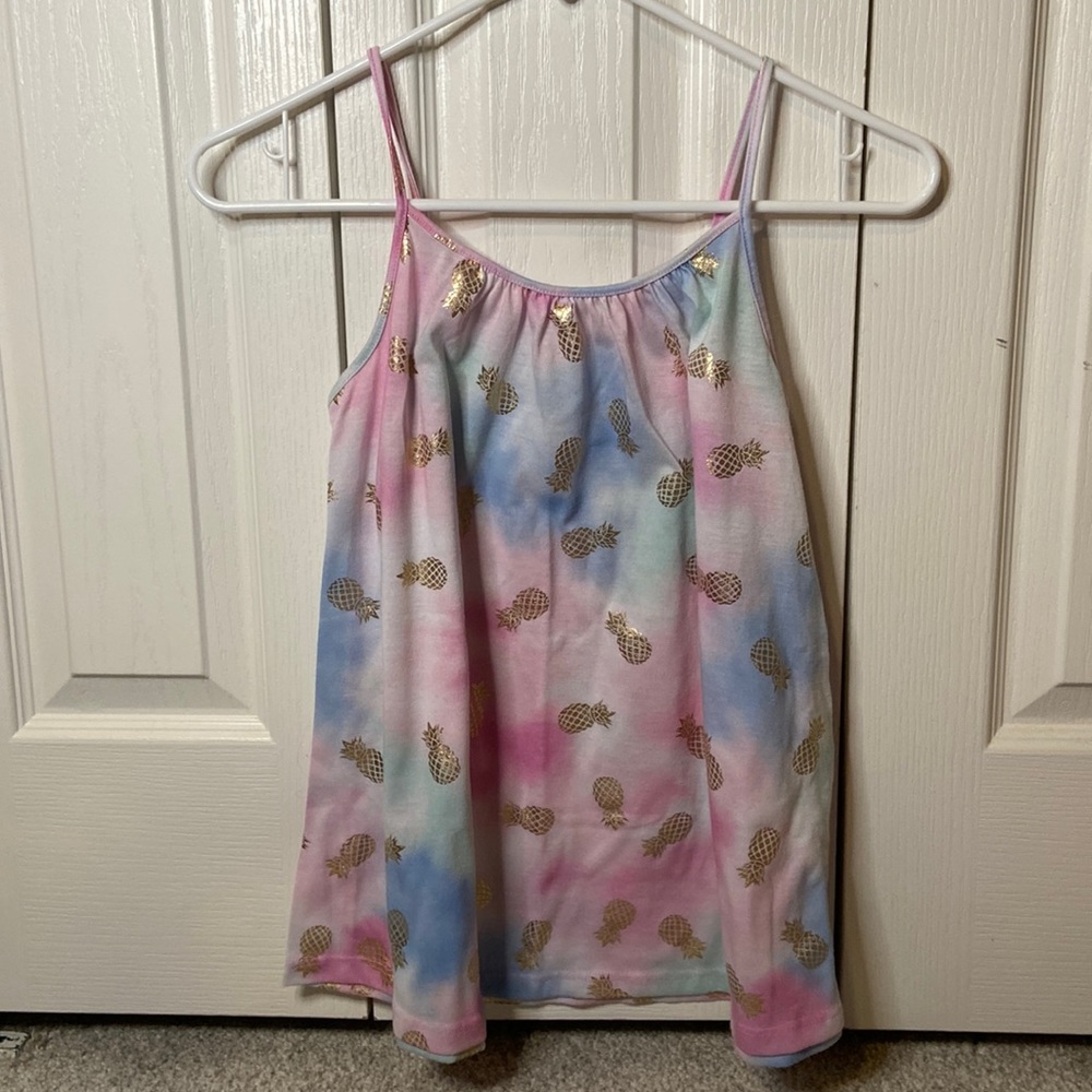 Girls tie dye pineapple PJ set